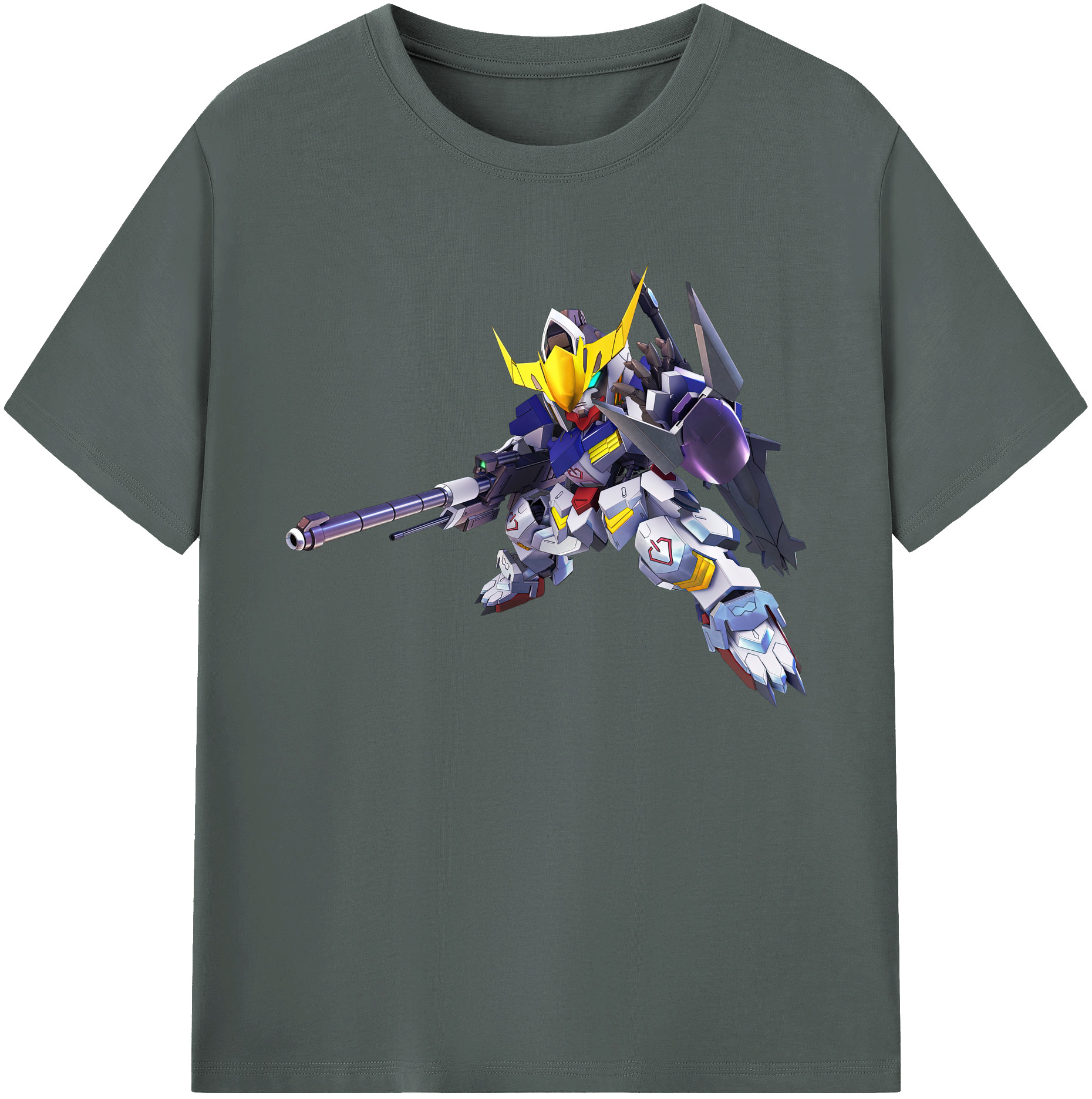 （画像用） 機動戦士ガンダム Mobile Suit Gundam 綿100％ メンズ半袖Tシャツ｜肌触りやわらか＆通気性